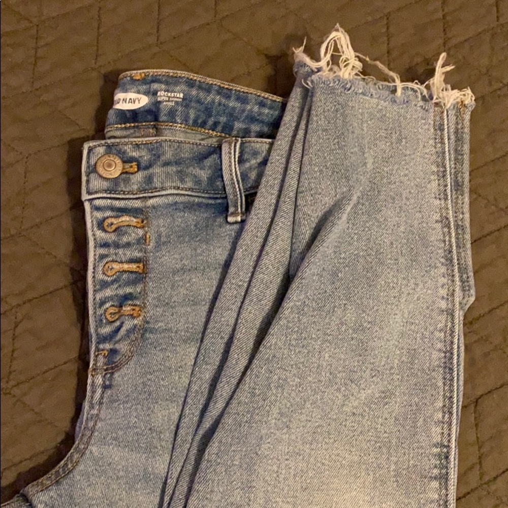 Old Navy Super skinny button fly